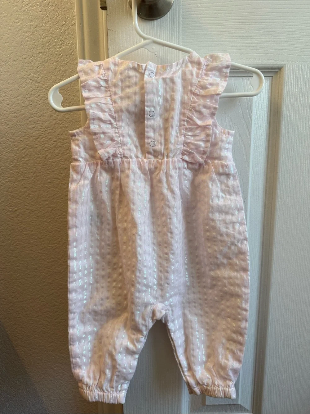 Cat & Jack Light Pink Ruffle Romper